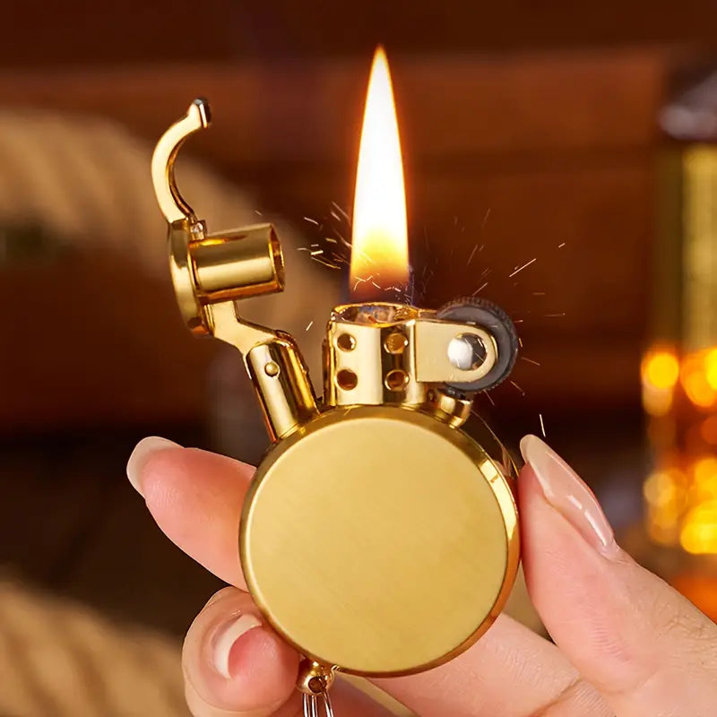 Windproof Round Kerosene Lighter