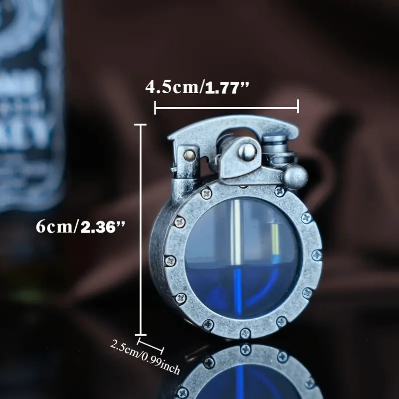 Vintage Steampunk With Visible Gas Tank Lighterxv