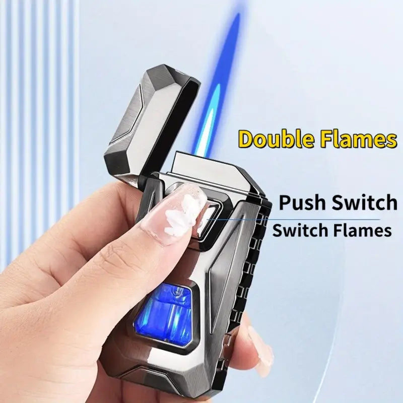 Stainless Steel USB Rechargeable Lighter with Voice Control