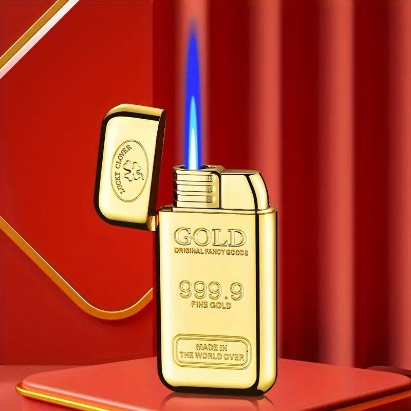 Ultra Thin Gold Bar Shaped Butane Lighter
