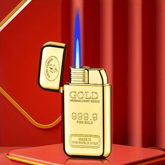 Ultra Thin Gold Bar Shaped Butane Lighter