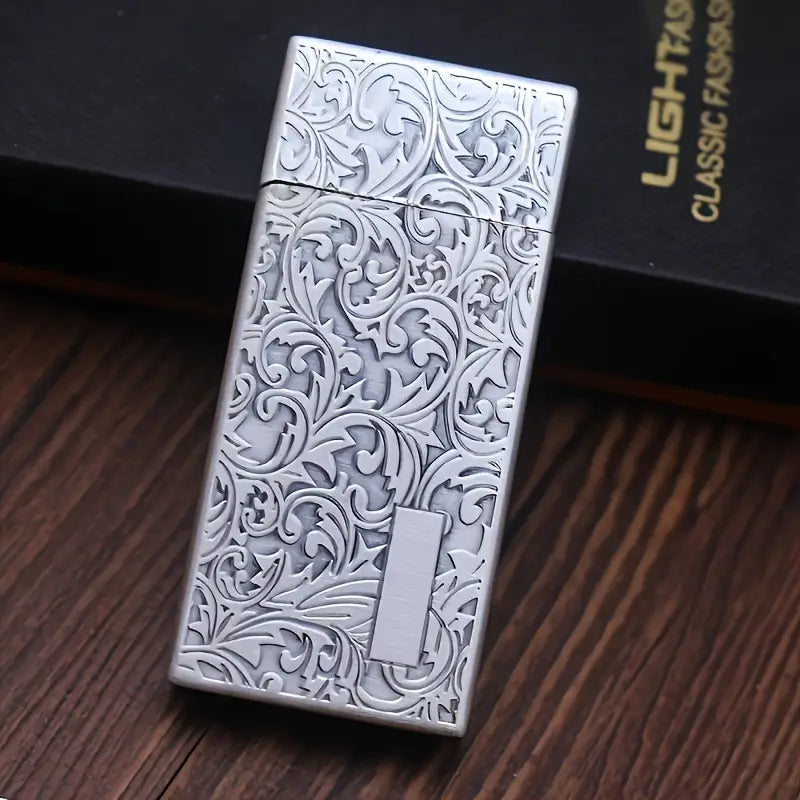 Elegant Vintage-Style Metal Kerosene Lighter