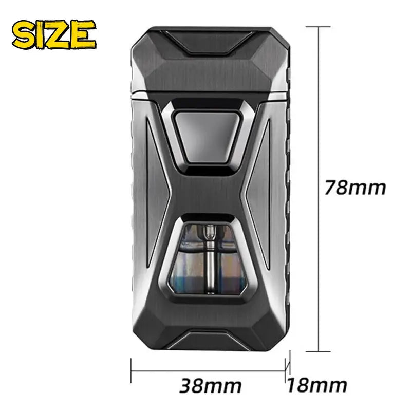 Stainless Steel USB Rechargeable Lighter with Voice Control