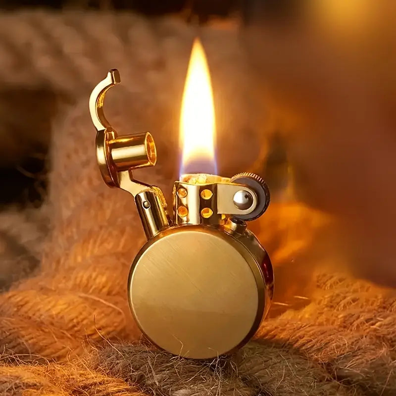 Windproof Round Kerosene Lighter